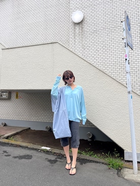 「KAIKO（カイコー）のアイテム」を使った、uuykamimuさん（レディース・162cm）の夏コーディネート