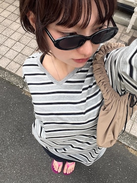 「KAIKO（カイコー）のアイテム」を使った、uuykamimuさん（レディース・162cm）の夏コーディネート