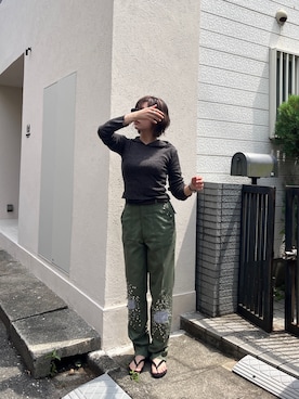 「KAIKO（カイコー）のアイテム」を使った、uuykamimuさん（レディース・162cm）の夏コーディネート