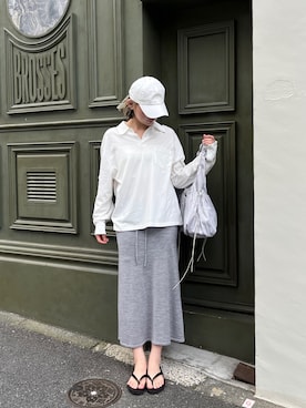 「KAIKO（カイコー）のアイテム」を使った、uuykamimuさん（レディース・162cm）の夏コーディネート