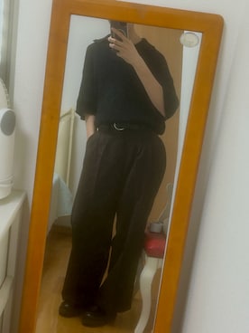 「AZUL（アズール）のアイテム」を使った、かずぅさん（メンズ・168cm）の春コーディネート