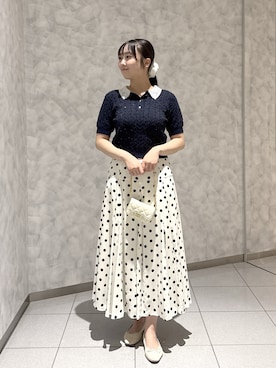 「レトロ」｜sakilabonさん（レディース・164cm）の夏コーディネート
