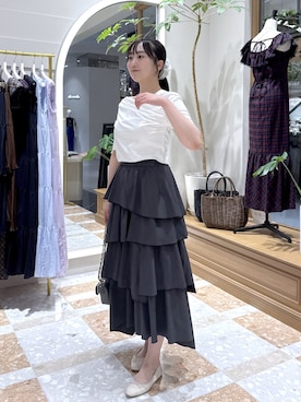 「La boutique BonBon（ラブティックボンボン）のアイテム」を使った、sakilabonさん（レディース・164cm）の夏コーディネート