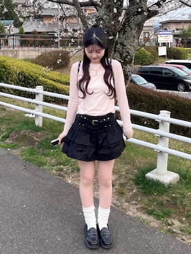 「FOREVER 21（フォーエバー トゥエンティーワン）のアイテム」を使った、えりさん（レディース・153cm）の夏コーディネート