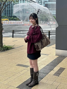 えりさん（レディース・153cm）の秋コーディネート