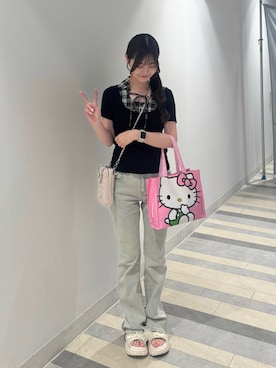 えりさん(レディース・153cm)の夏コーディネート