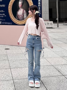 えりさん（レディース・153cm）の夏コーディネート