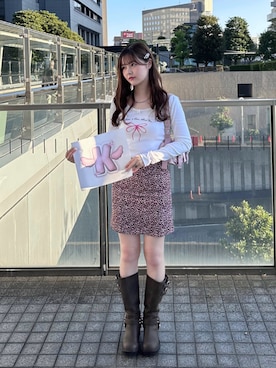 「ZARA（ザラ）のアイテム（スカート）」を使った、えりさん（レディース・153cm）の秋コーディネート
