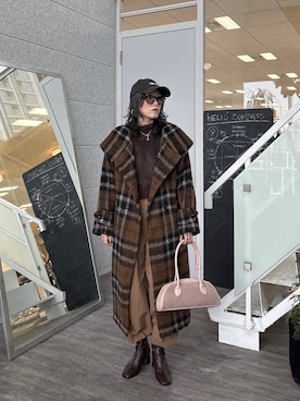 「GALLEST（ギャレスト）のアイテム」を使った、kotakiさん（レディース・158cm）の秋コーディネート