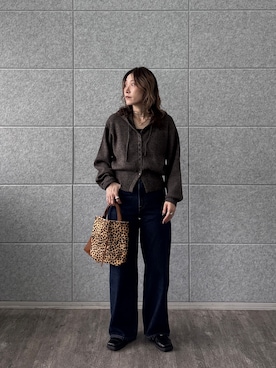 「GALLEST（ギャレスト）のアイテム」を使った、kotakiさん（レディース・158cm）の秋コーディネート