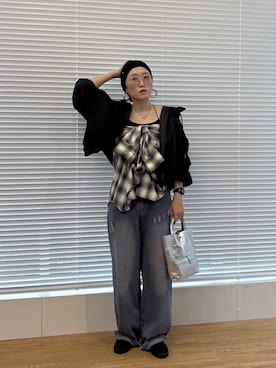 「GALLEST（ギャレスト）のアイテム」を使った、kotakiさん（レディース・158cm）の秋コーディネート
