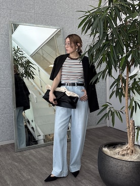 「GALLEST（ギャレスト）のアイテム（テーラードジャケット）」を使った、kotakiさん（レディース・158cm）の夏コーディネート