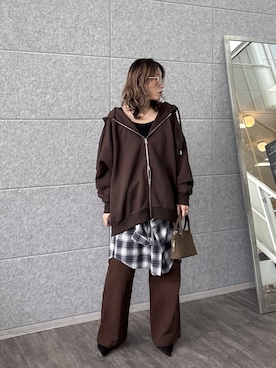 「GALLEST（ギャレスト）のアイテム」を使った、kotakiさん（レディース・158cm）の秋コーディネート