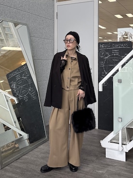 「GALLEST（ギャレスト）のアイテム」を使った、kotakiさん（レディース・158cm）の秋コーディネート