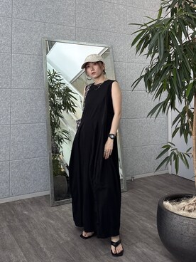 「GALLEST（ギャレスト）のアイテム（ワンピース）」を使った、kotakiさん（レディース・158cm）の夏コーディネート