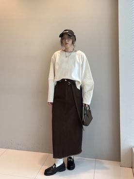 「GALLEST（ギャレスト）のアイテム」を使った、kotakiさん（レディース・158cm）の秋コーディネート