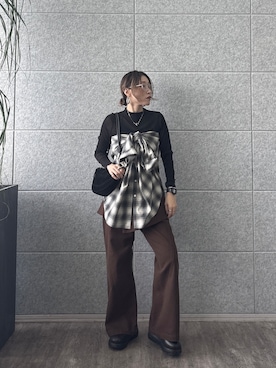 「GALLEST（ギャレスト）のアイテム」を使った、kotakiさん（レディース・158cm）の秋コーディネート