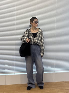 「GALLEST（ギャレスト）のアイテム」を使った、kotakiさん（レディース・158cm）の秋コーディネート