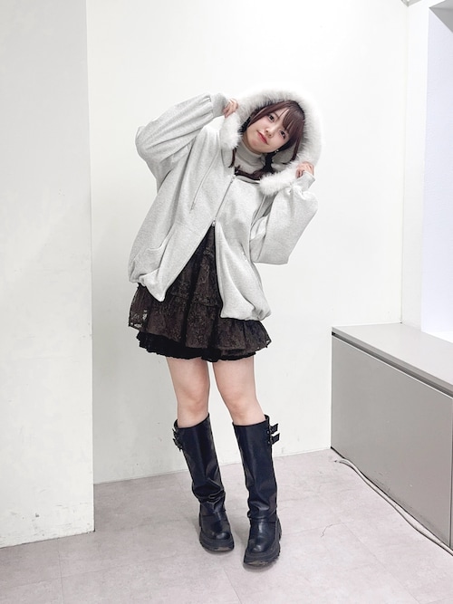 セール】【25AW】ベルト付カバーロングブーツ（ブーツ）｜w closet