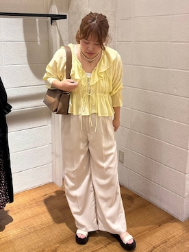 ゆっきー☺︎さん(レディース・160cm)の春コーディネート