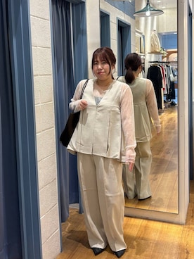 ゆっきー☺︎さん（レディース・160cm）の春コーディネート