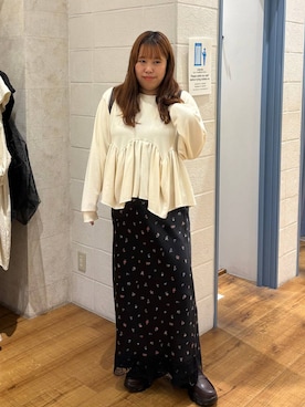 「アイテム（バックパック/リュック、ブラウン系）」を使った、ゆっきー☺︎さん（レディース・160cm）の秋コーディネート