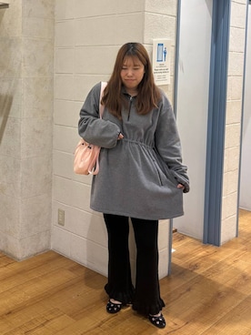 「LOWRYS FARM（ローリーズファーム）のアイテム（ワンピース）」を使った、ゆっきー☺︎さん（レディース・160cm）の秋コーディネート