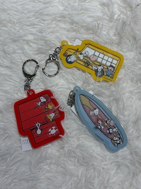 「LOWRYS FARM（ローリーズファーム）の【SNOOPY】シャカシャカキーチャーム　660732/GOODS（キーホルダー、その他）」を使った、ゆっきー☺︎さん（レディース・160cm）の夏コーディネート