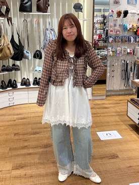 ゆっきー☺︎さん（レディース・160cm）の夏コーディネート