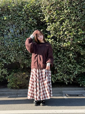 小日向みうさん(レディース・157cm)の冬コーディネート