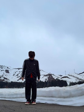 「northwave（ノースウェーブ）のアイテム」を使った、アシュフォードさん（メンズ・172cm）の春コーディネート