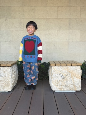 aoiさん（キッズ・100cm）の秋コーディネート