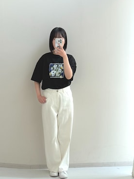 「Soiunique（スワユニーク）のアイテム」を使った、miさん（レディース・160cm）の春コーディネート