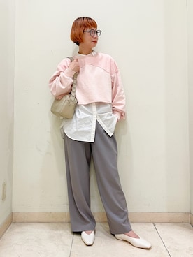 「PICHE ABAHOUSE（ピシェ アバハウス）のアイテム」を使った、kimotoさん（骨格ナチュラル・レディース・159cm）の春コーディネート