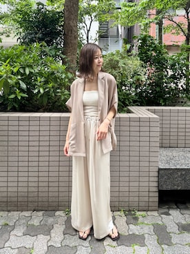 LOUNGEDRESS（ラウンジドレス）の「リネンピークドラペルジャケット