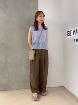 北村穂乃佳さん（レディース・150cm）の夏コーディネート