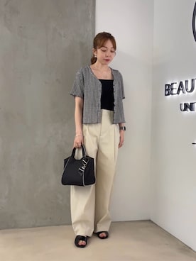 北村穂乃佳さん（レディース・150cm）の夏コーディネート