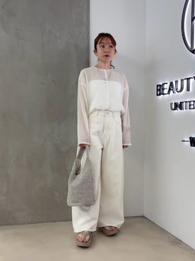 北村穂乃佳さん(レディース・150cm)の夏コーディネート