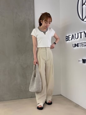 北村穂乃佳さん（レディース・150cm）の夏コーディネート