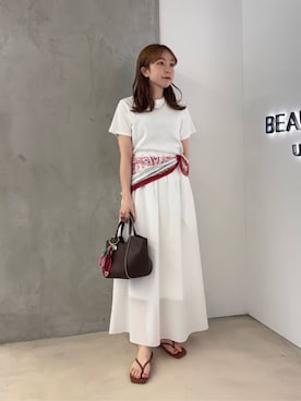 北村穂乃佳さん（レディース・150cm）の夏コーディネート