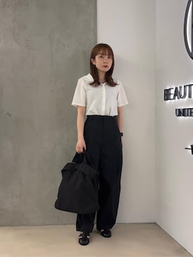 北村穂乃佳さん(レディース・150cm)の春コーディネート