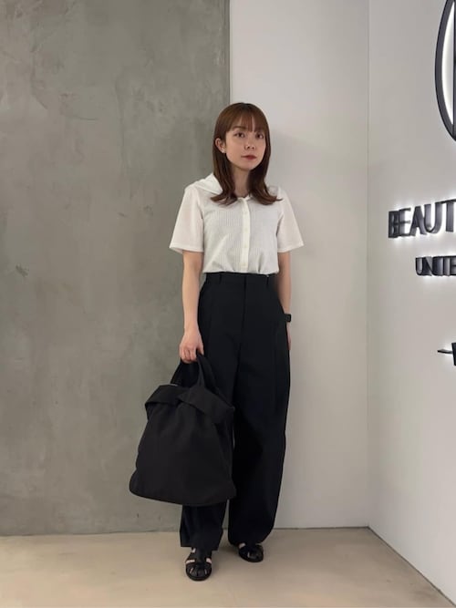 セール】タックカーブパンツ ウォッシャブル 接触冷感（その他パンツ