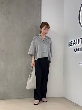 北村穂乃佳さん(レディース・150cm)の春コーディネート