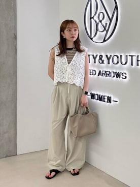 北村穂乃佳さん（レディース・150cm）の夏コーディネート