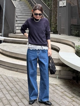 Ayaka Inabaさん(レディース・163cm)の春コーディネート