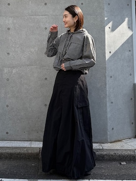 Ayaka Inabaさん(レディース・163cm)の冬コーディネート