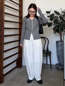 「B.C STOCK（ベーセーストック）のアイテム」を使った、Ayaka Inabaさん（レディース・163cm）の秋コーディネート