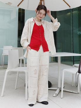 Ayaka Inabaさん（レディース・163cm）の夏コーディネート