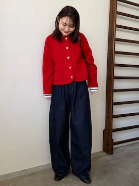 Ayaka Inabaさん(レディース・163cm)の秋コーディネート