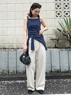 Ayaka Inabaさん（レディース・163cm）の春コーディネート